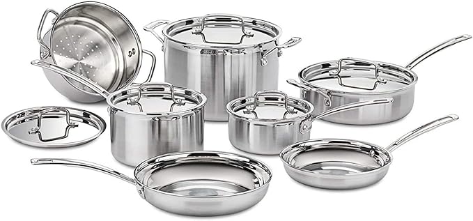 Cuisinart MCP 12N Multiclad Pro Stainless Steel Cookware Set